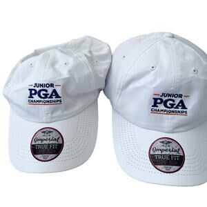 Imperial Jr. PGA Golf Hat Bundle- Adjustable Kids new with tags